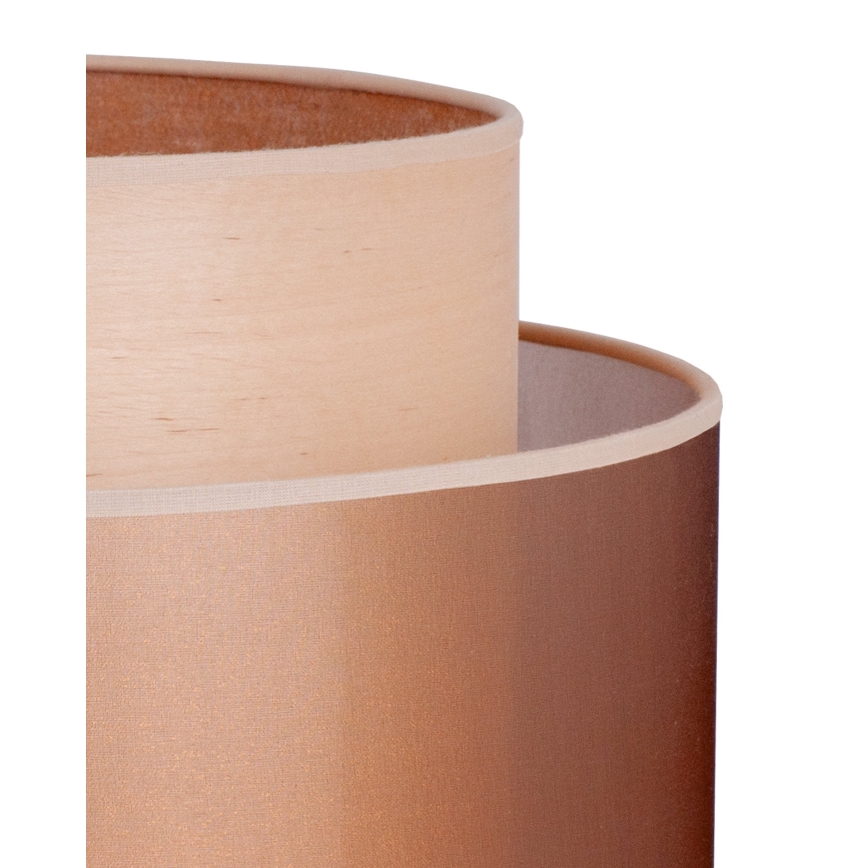 Duolla - Lampadaire WOOD BOHO 1xE27/15W/230V d. 45 cm cuivre/marron/beige