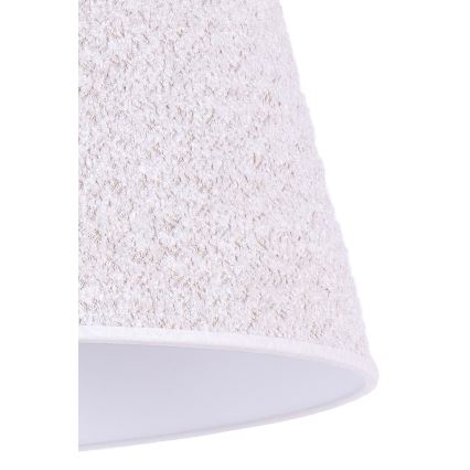 Duolla - Lampe de table BOUCLE 1xE27/15W/230V d. 28 cm blanc/bois
