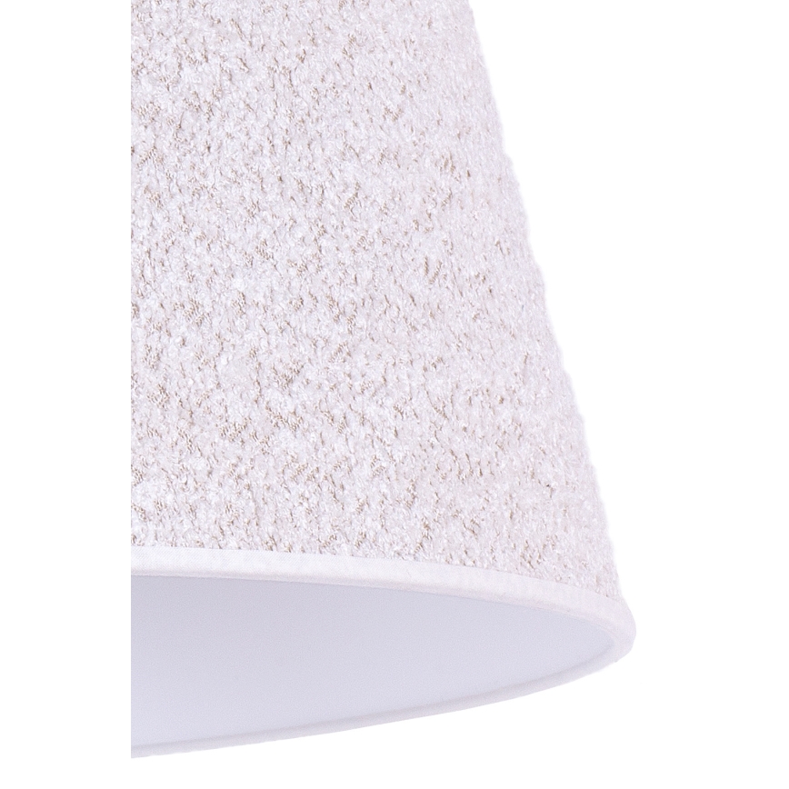 Duolla - Lampe de table BOUCLE 1xE27/15W/230V d. 28 cm blanc/bois