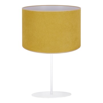 Duolla - Lampe de table BRISTOL 1xE14/15W/230V d. 17,5 cm jaune/blanc