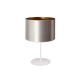 Duolla - Lampe de table CANNES 1xE14/15W/230V 20 cm argent/cuivre/blanc