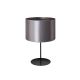 Duolla - Lampe de table CANNES 1xE14/15W/230V 20 cm argent/noir