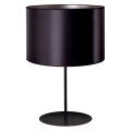 Duolla - Lampe de table CANNES 1xE14/15W/230V 20 cm noir/argent