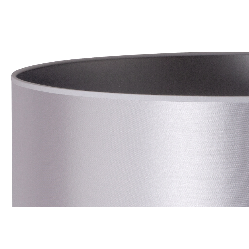 Duolla - Lampe de table CANNES 1xE14/15W/230V d. 20 cm argent/blanc