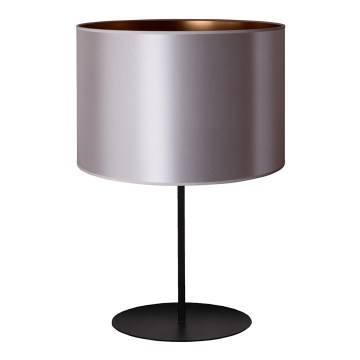 Duolla - Lampe de table CANNES 1xE14/15W/230V d. 20 cm argent/cuivre/noir