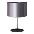 Duolla - Lampe de table CANNES 1xE14/15W/230V d. 20 cm argent/noir