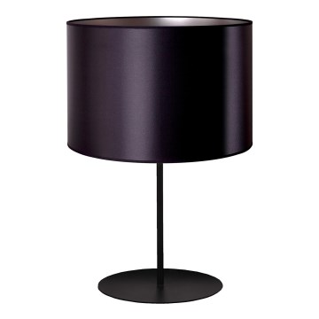 Duolla - Lampe de table CANNES 1xE14/15W/230V d. 20 cm noir/argent