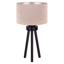 Duolla - Lampe de table LYON 1xE27/15W/230V beige
