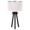 Duolla - Lampe de table LYON 1xE27/15W/230V crème