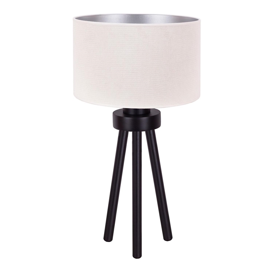 Duolla - Lampe de table LYON 1xE27/15W/230V d. 30 cm crème