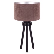 Duolla - Lampe de table LYON 1xE27/15W/230V marron
