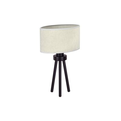 Duolla - Lampe de table OVAL 1xE27/15W/230V d. 30 cm gris