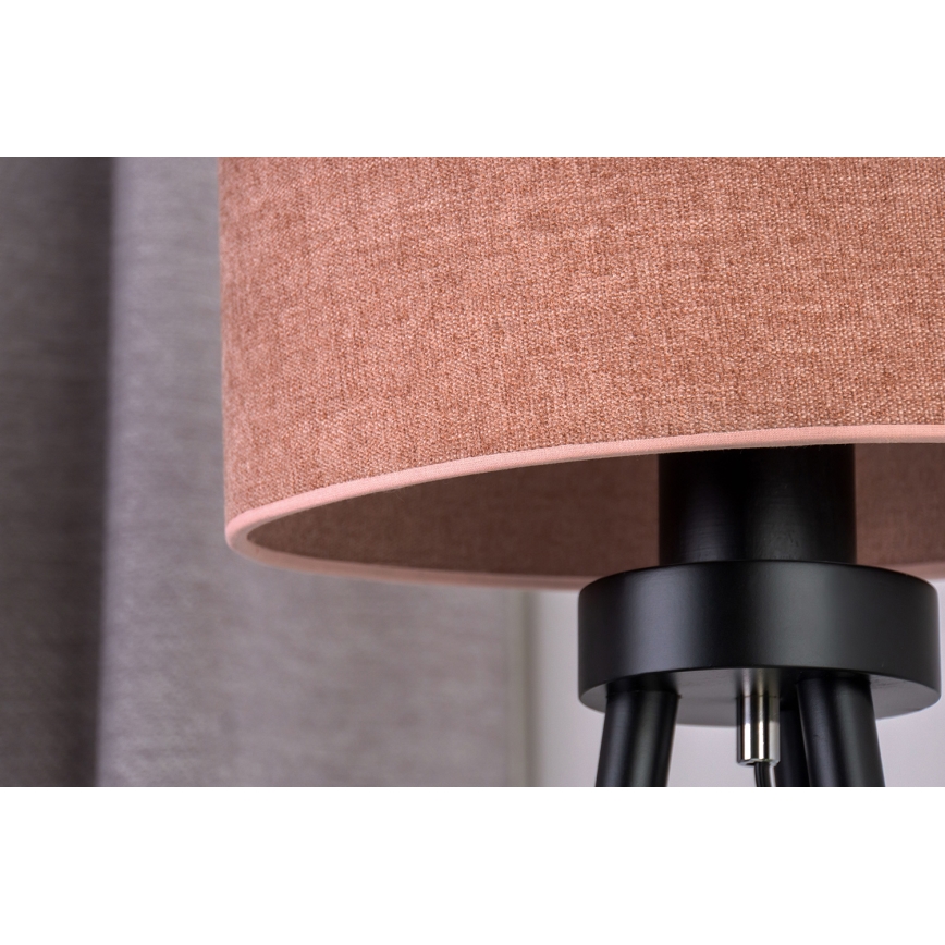 Duolla - Lampe de table OVAL 1xE27/15W/230V d. 30 cm rose