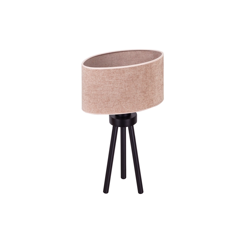 Duolla - Lampe de table OVAL 1xE27/15W/230V d. 30 cm rose
