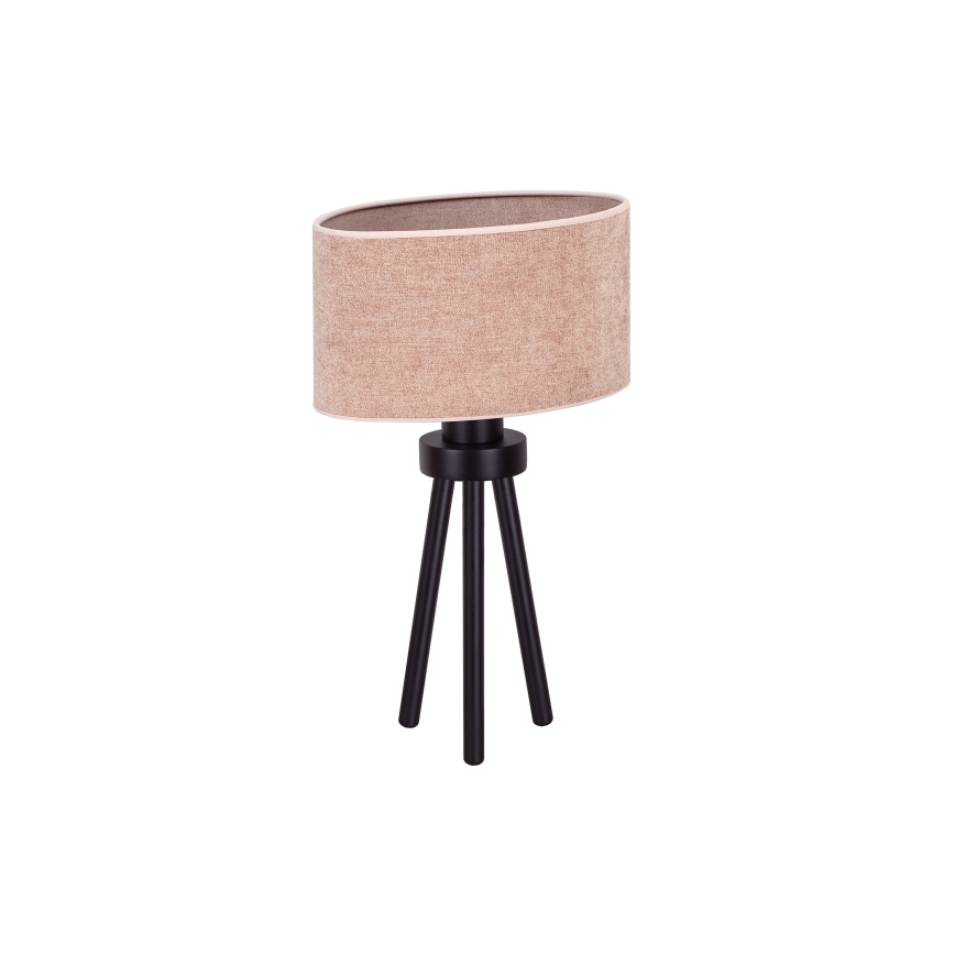 Duolla - Lampe de table OVAL 1xE27/15W/230V d. 30 cm rose