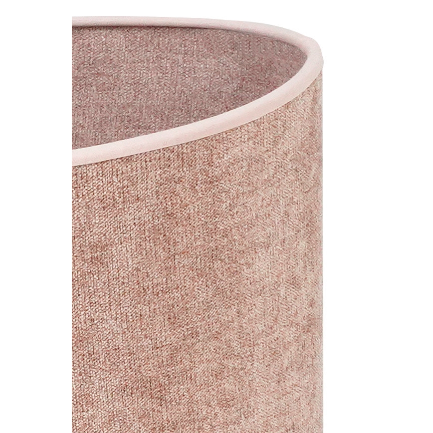 Duolla - Lampe de table OVAL 1xE27/15W/230V d. 30 cm rose