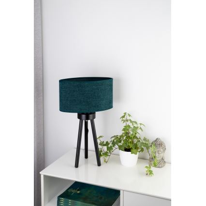 Duolla - Lampe de table OVAL 1xE27/15W/230V d. 30 cm vert