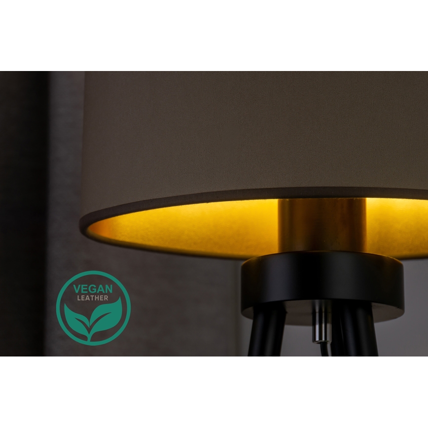 Duolla - Lampe de table OVAL VEGAN 1xE27/15W/230V d. 30 cm beige