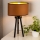 Duolla - Lampe de table OVAL VEGAN 1xE27/15W/230V d. 30 cm marron