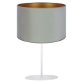Duolla - Lampe de table ROLLER 1xE14/15W/230V éclairage vert/doré