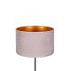 Duolla - Lampe de table ROLLER 1xE14/15W/230V gris/doré