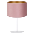 Duolla - Lampe de table ROLLER 1xE14/15W/230V rose/doré