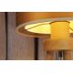 Duolla - Lampe de table WOOD BOHO 1xE27/15W/230V cuivre/marron/beige