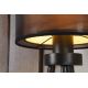 Duolla - Lampe de table WOOD BOHO 1xE27/15W/230V noir/beige