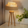 Duolla - Lampe de table YUTE TRIO 1xE27/15W/230V d. 25 cm marron/gris/beige