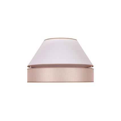 Duolla - Plafonnier AVIGNON 1xE27/15W/230V diam. 50 cm blanc/beige