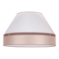 Duolla - Plafonnier AVIGNON 3xE27/15W/230V diam. 60 cm blanc/beige