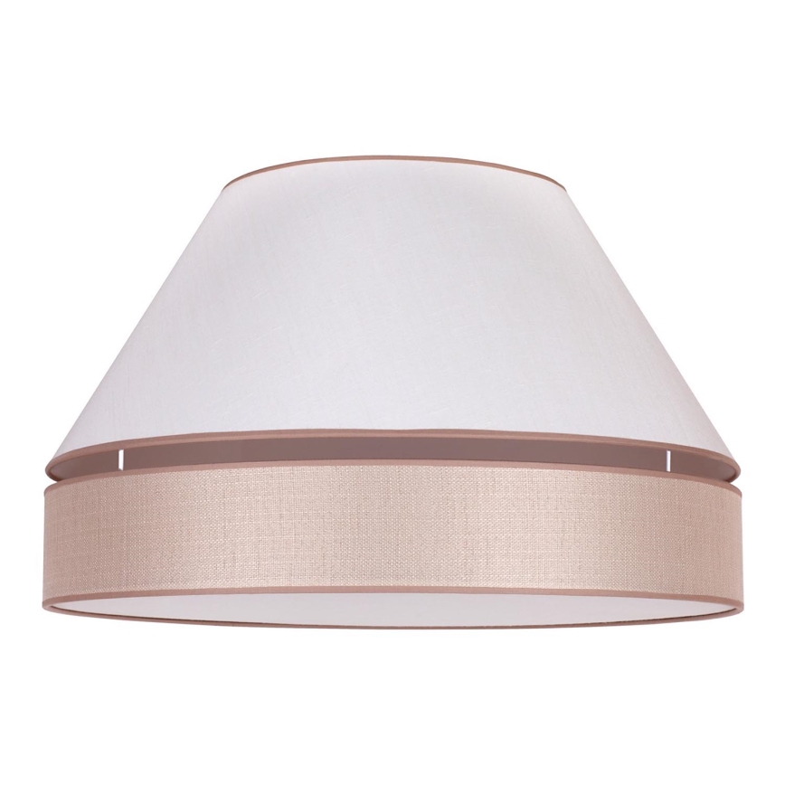 Duolla - Plafonnier AVIGNON 3xE27/15W/230V diam. 60 cm blanc/beige