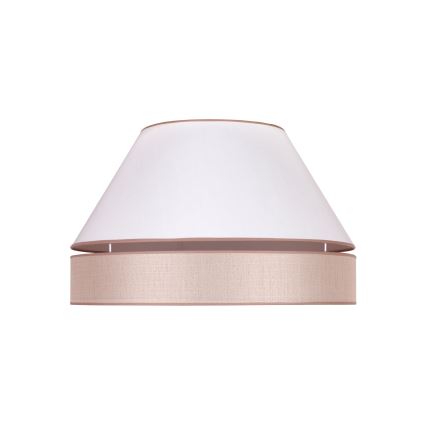 Duolla - Plafonnier AVIGNON 3xE27/15W/230V diam. 60 cm blanc/beige