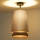 Duolla - Plafonnier BELL SHINY 1xE27/15W/230V d. 25 cm argent/noir