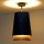 Duolla - Plafonnier BELL SHINY 1xE27/15W/230V d. 25 cm bleu/cuivre