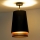 Duolla - Plafonnier BELL SHINY 1xE27/15W/230V d. 25 cm noir/cuivre