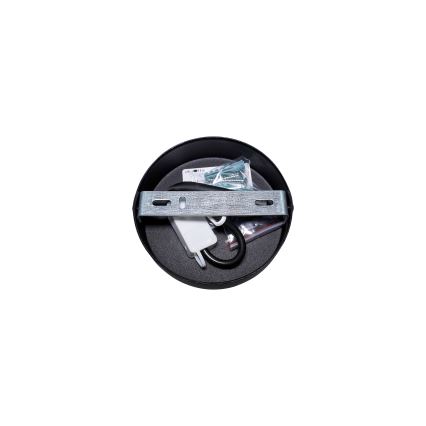 Duolla - Plafonnier BELL SHINY 1xE27/15W/230V d. 25 cm noir/cuivre