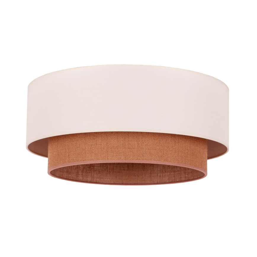 Duolla - Plafonnier BOHO 3xE27/15W/230V d. 60 cm beige/marron