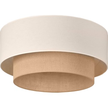 Duolla - Plafonnier BOHO 3xE27/15W/230V Ø 60 cm crème/beige