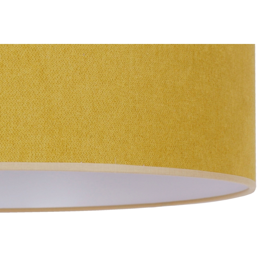 Duolla - Plafonnier BRISTOL 1xE27/15W/230V diam. 45 cm jaune/blanc