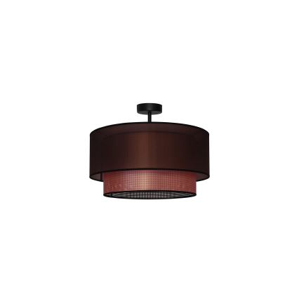 Duolla - Plafonnier COPPER SHINY 1xE27/15W/230V d. 45 cm marron/cuivre