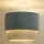 Duolla - Plafonnier CORDUROY 1xE27/15W/230V d. 40 cm bleu/beige