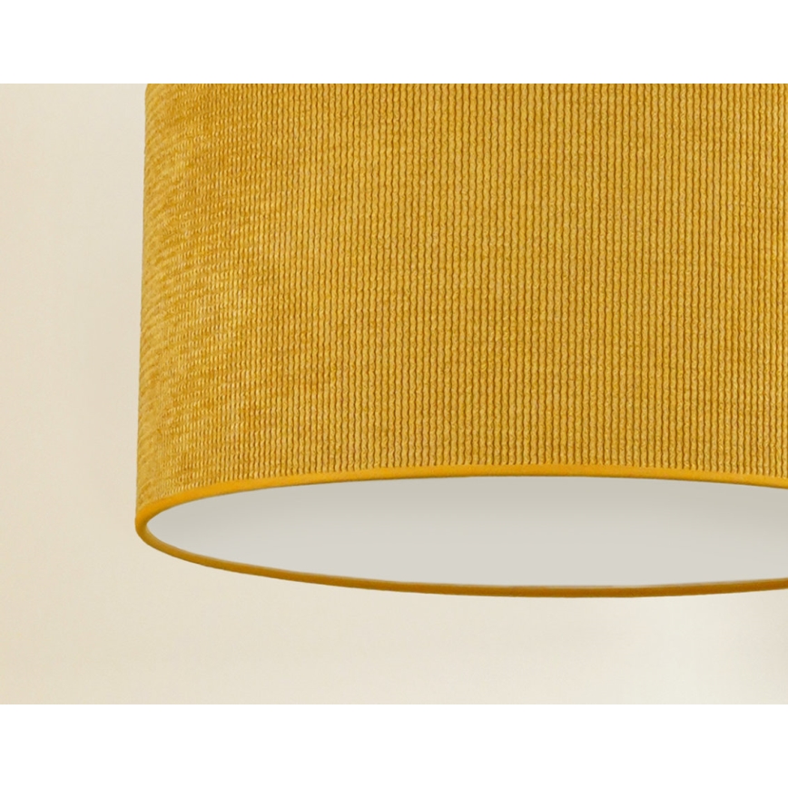 Duolla - Plafonnier CORDUROY 1xE27/15W/230V d. 40 cm jaune
