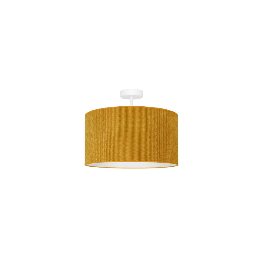 Duolla - Plafonnier CORDUROY 1xE27/15W/230V d. 40 cm jaune