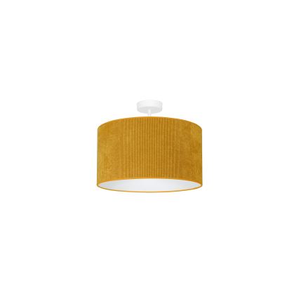 Duolla - Plafonnier CORDUROY 1xE27/15W/230V d. 40 cm jaune