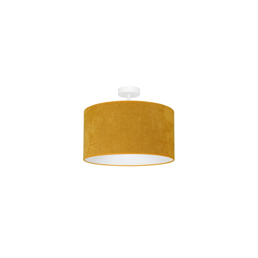 Duolla - Plafonnier CORDUROY 1xE27/15W/230V d. 40 cm jaune