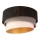 Duolla - Plafonnier DEVON 1xE27/40W/230V d. 45 cm noir/gris/beige