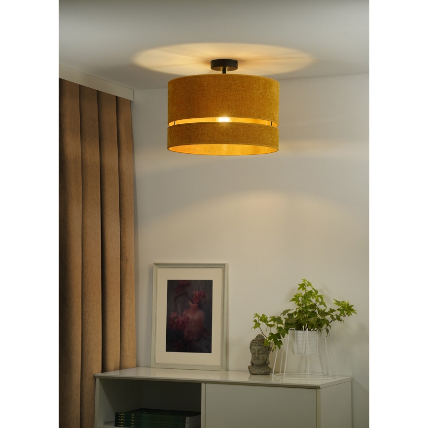 Duolla - Plafonnier DOUBLE 1xE27/15W/230V d. 40 cm orange