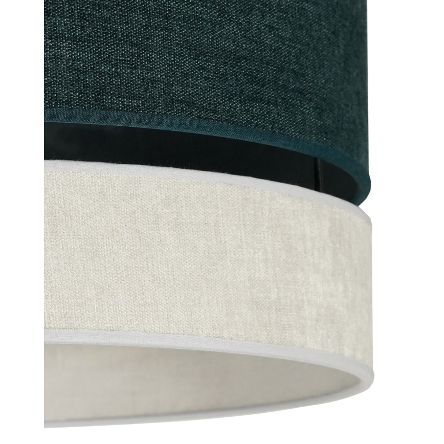 Duolla - Plafonnier DOUBLE 1xE27/15W/230V d. 40 cm vert/gris