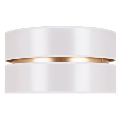 Duolla - Plafonnier DUO 1xE27/15W/230V d. 40 cm blanc/doré